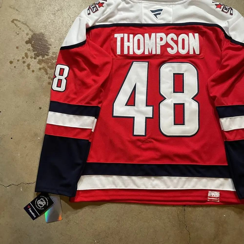 Logan Thompson - Washington Capitals 2025 Screaming Eagle Jersey - Men’s Large - Picture 2 of 6
